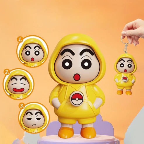 Shin-chan Keychain (2 Pcs Keychain Holder)